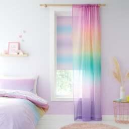 Ombre Slot Top Single Voile Panel - thumbnail 1