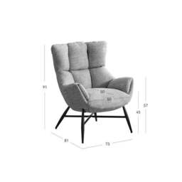 Hamilton Chenille Accent Chair - thumbnail 4