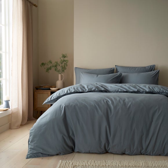 Soft Washed Cotton Duvet Cover & Pillowcase Set - image 1