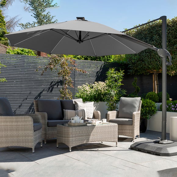One Box 3m Round Parasol with Water Base - image 1