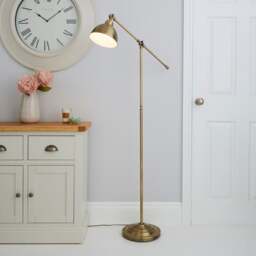 Lever Arm Reading Floor Lamp - thumbnail 1