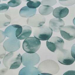 Watercolour Circles Teal Duvet Cover and Pillowcase Set - thumbnail 6