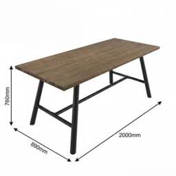 Louie 6 Seater Dining Table - thumbnail 6