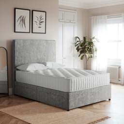Luxury Chenille Divan Base - thumbnail 1