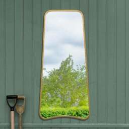 Coartans Abstract Curved Indoor Outdoor Full Length Wall Mirror - thumbnail 2