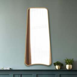 Coartans Abstract Curved Indoor Outdoor Full Length Wall Mirror - thumbnail 1