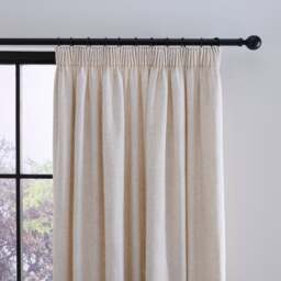 Linen Blend Pencil Pleat Curtains - thumbnail 1