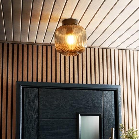 Riley Flush Outdoor Ceiling Light - image 1