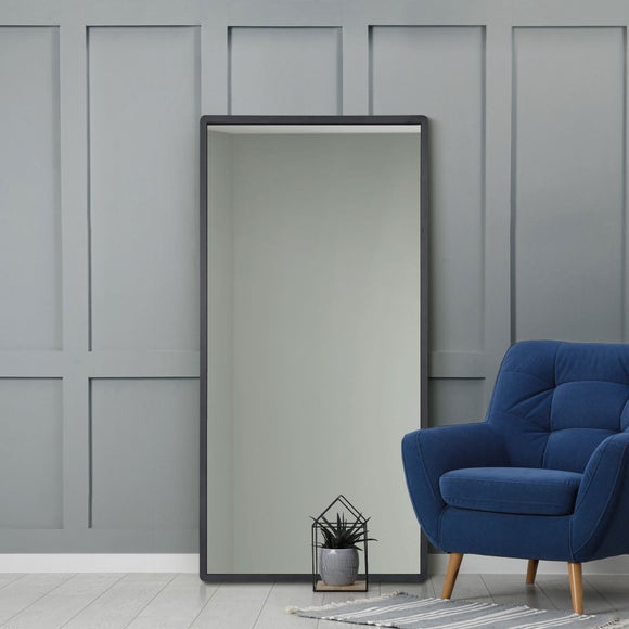 Naturalis Solid Oak Rectangle Full Length Wall Mirror - image 1