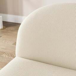 Monty Ribbed Chenille Accent Chair And Footstool - thumbnail 4