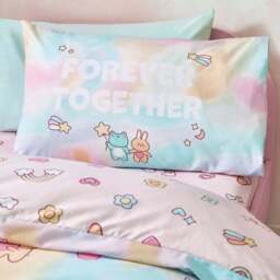 Catherine Lansfield Forever Together Polycotton Duvet Cover & Pillowcase Set - thumbnail 2