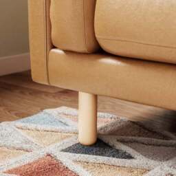 Newton Vintage Leather Corner Chaise Sofa - thumbnail 4