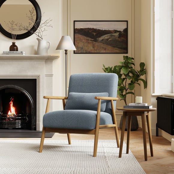 Alpine Speckled Boucle Spindle Chair - image 1