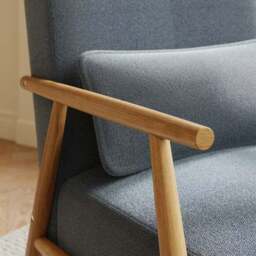 Alpine Speckled Boucle Spindle Chair - thumbnail 3