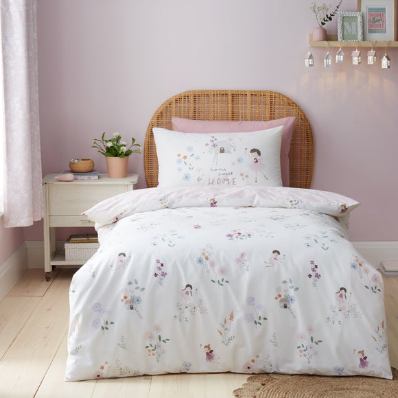 Fairies Reversible Polycotton Duvet Cover & Pillowcase Set - image 1