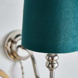 Clara Velvet Tapered Lamp Shade - thumbnail 3