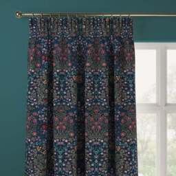 William Morris At Home Blackthorn Velvet Made to Measure Curtains - thumbnail 4