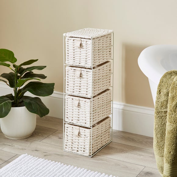Cable Knit 4 Drawer Storage Tower - image 1