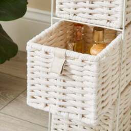 Cable Knit 4 Drawer Storage Tower - thumbnail 2
