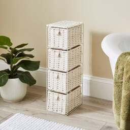 Cable Knit 4 Drawer Storage Tower - thumbnail 1