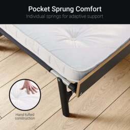Jay-Be Grand Folding Bed with e-Pocket Tufted Mattress - thumbnail 2