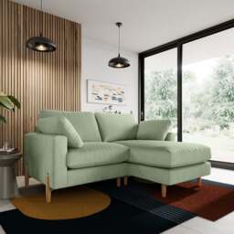 Apollo Vintage Velvet Corner Chaise Sofa - thumbnail 1