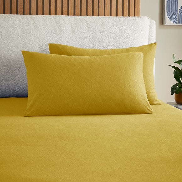 Elements 100% Cotton Jersey Plain Standard Pillowcase Pair - image 1