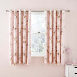 Pony Meadows Blackout Eyelet Curtains - thumbnail 1