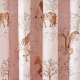 Pony Meadows Blackout Eyelet Curtains - thumbnail 3