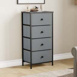 Maye 4 Drawer Fabric Chest - thumbnail 1