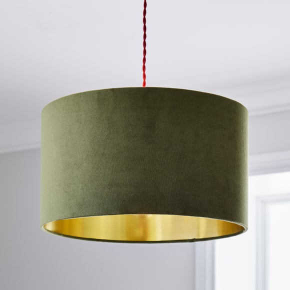 Nesa Velvet Drum Lamp Shade - image 1