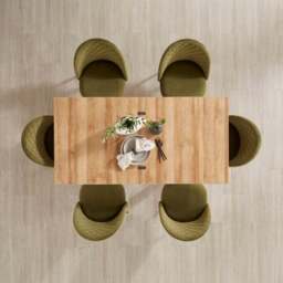 Fulton 4-6 Seater Rectangular Flip Top Dining Table - thumbnail 2