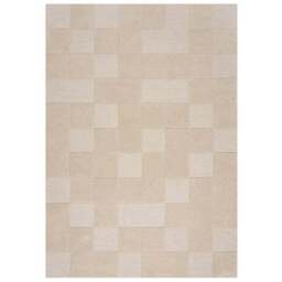 Checkerboard Wool Rug - thumbnail 2