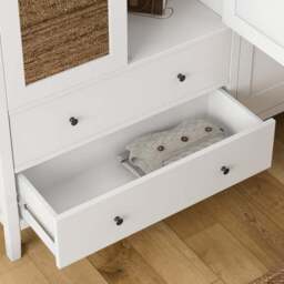 Lynton 5 Door Wardrobe, White - thumbnail 4