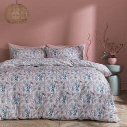 Tropics Floral Duvet Cover and Pillowcase Set - thumbnail 1