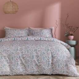 Tropics Floral Duvet Cover and Pillowcase Set - thumbnail 2