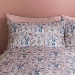 Tropics Floral Duvet Cover and Pillowcase Set - thumbnail 3