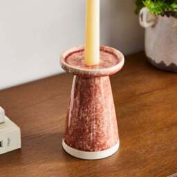 Churchgate Reactive Glaze Ceramic Candle Holder - thumbnail 2