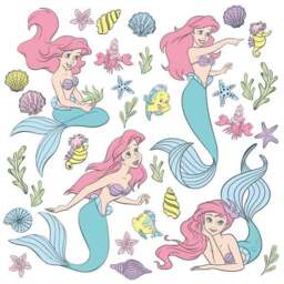 Disney The Little Mermaid Medium Wall Sticker - thumbnail 2