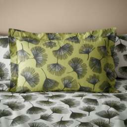 Modern Ginko Fern Oxford Pillowcase - thumbnail 1