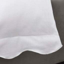 Appletree Boutique Scallop Edge 200 Thread Count 100% Cotton Duvet Cover & Pillowcase Set - thumbnail 4