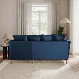 Bess Corner Chaise Sofa, Opulent Velvet - thumbnail 3