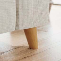 Baxter II Chenille Soft Texture 3 Seater Sofa - thumbnail 5