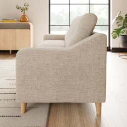 Baxter II Basket Weave 3 Seater Sofa - thumbnail 3
