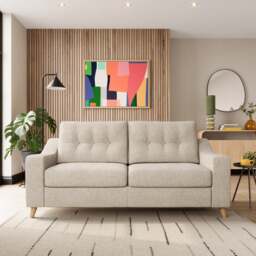 Baxter II Basket Weave 3 Seater Sofa - thumbnail 1