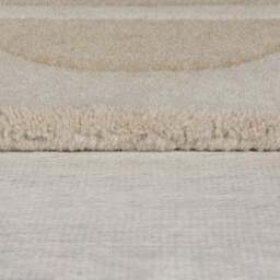 Lois Scallop Border Wool Circle Rug - thumbnail 3