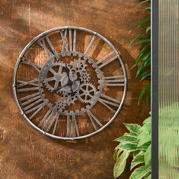 Cogs Indoor Outdoor Wall Clock - image 1