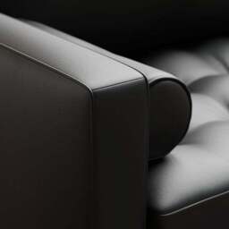 Zoe Faux Leather Corner Chaise - thumbnail 6