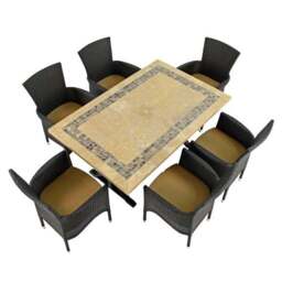 Byron Manor Charleston 6 Seat Dining Set - thumbnail 3