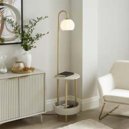Georgi Shelved Floor Lamp - thumbnail 1